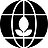 Symbol für klimaneutrale Veranstaltungen mit einer Pflanze und globalem Umweltschutz.