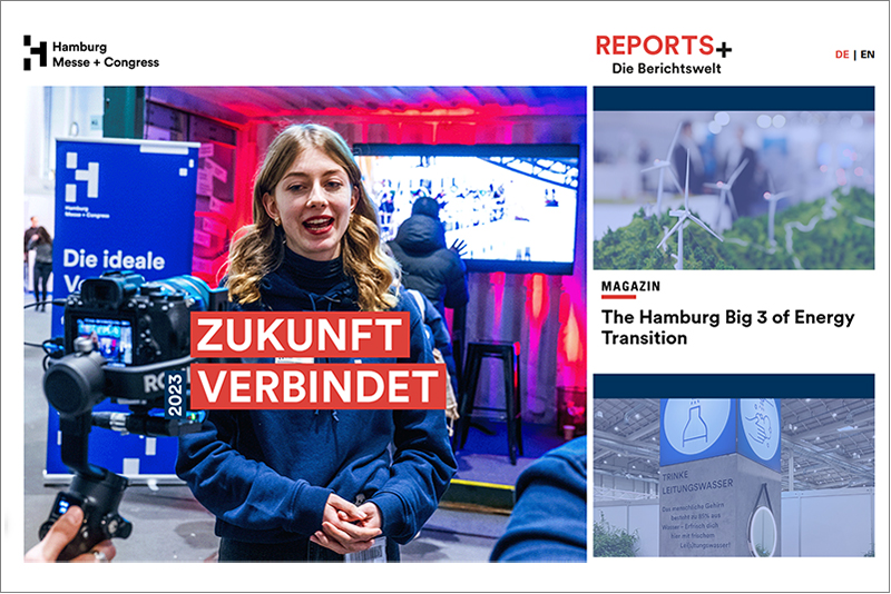 Hamburg Messe und Congress mit Fokus auf Energiewende und Nachhaltigkeit, Event für zukunftsorientierte Technologien.
