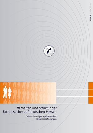 Cover der AUMA-Studie zum Verhalten und zur Struktur der Fachbesucher auf deutschen Messen.
